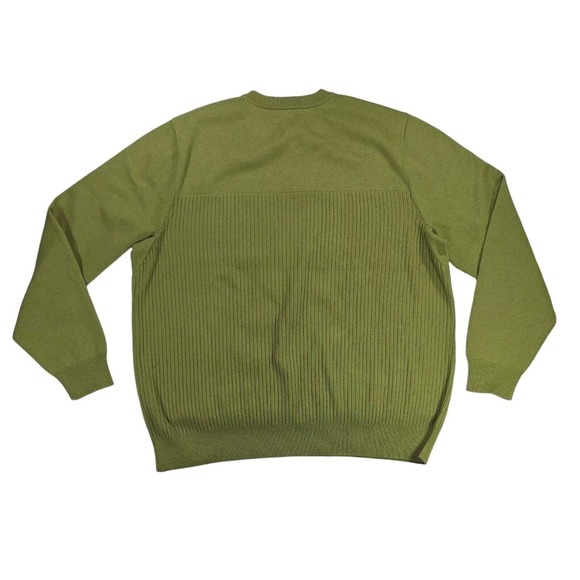 Duluth Coolerino Crew Sweater Mens XL Green Coolmax Wool Blend Outdoor Casual - Picture 4 of 8